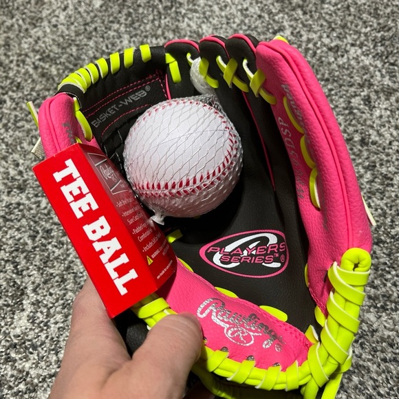 Rawlings 9.5" Youth Tee Ball Glove WPL95DSP Players Series Right Hand Throw NEW - Picture 2 of 7